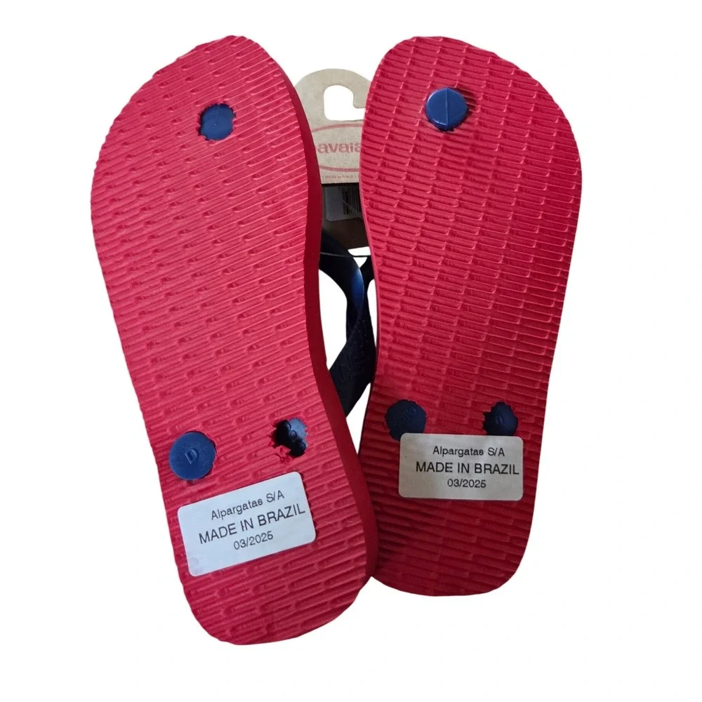 Havaianas Flip Flops Kids 13C/1Y Red New Marvel Spiderman Sandals